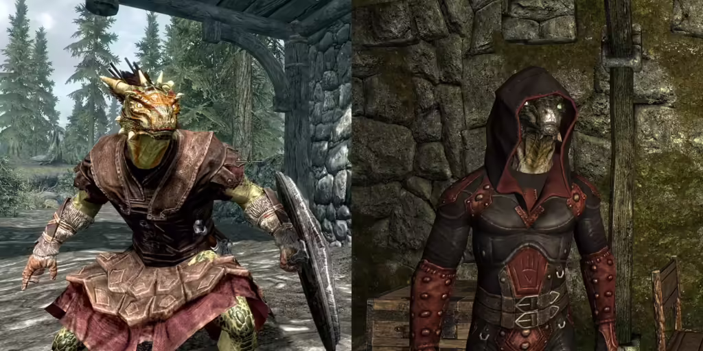 Skyrim Every Playable Race Explained Argonian