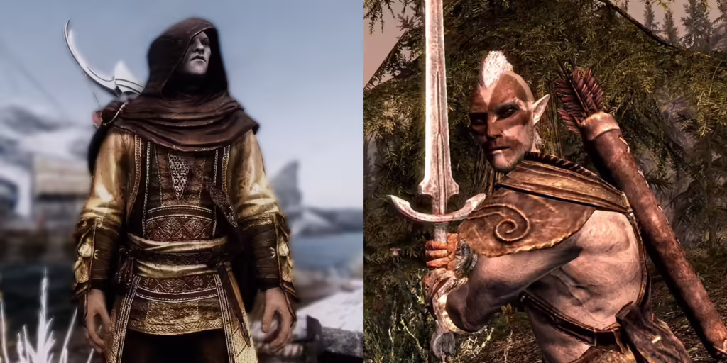 Skyrim Every Playable Race Explained Bosmer