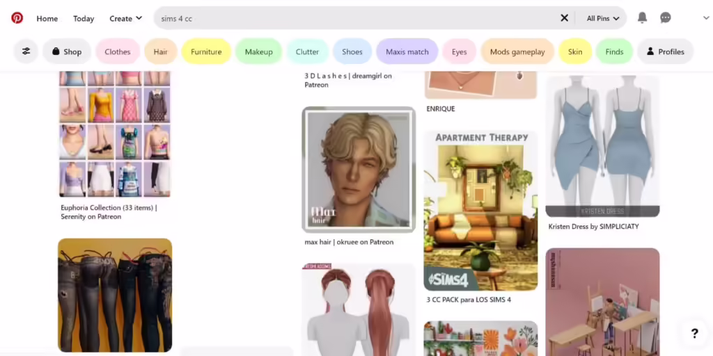 The Sims 4 15 Best Websites For Custom Content Tumblr Pinterest