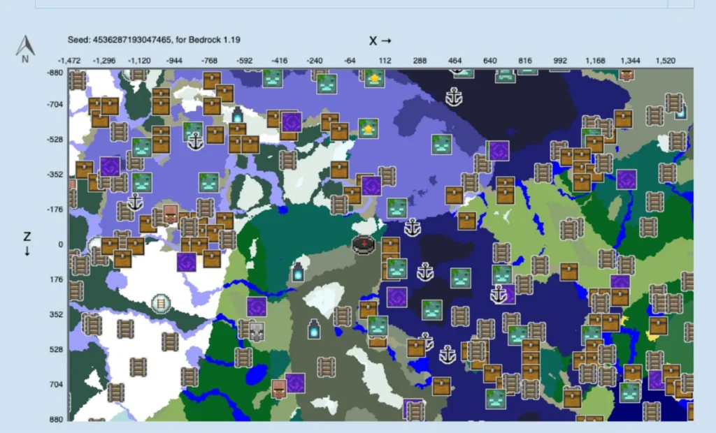 Minecraft Seed Maps 1 1