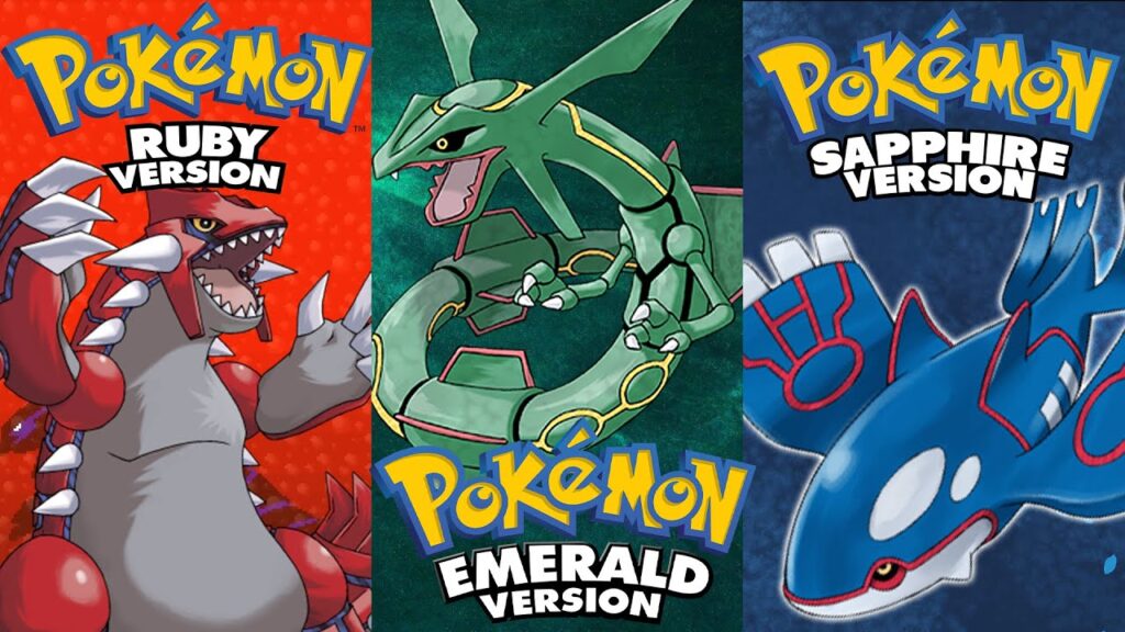 Pokemon Games In Order Ruby Sapphire And Emerald