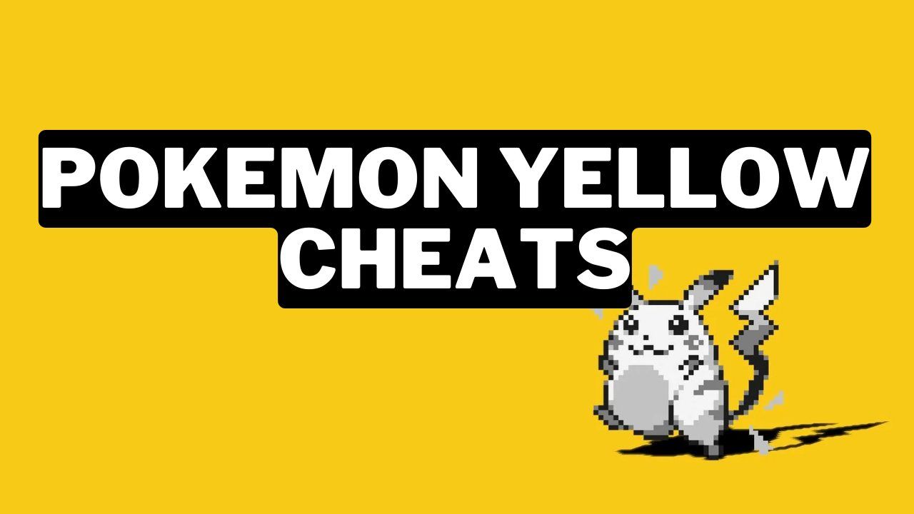 Pokemon Yellow Cheats and how to use them