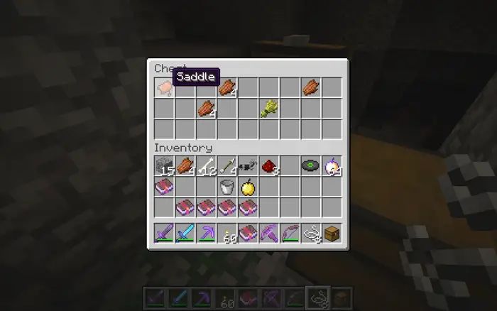 How to Get a Saddle in Minecraft