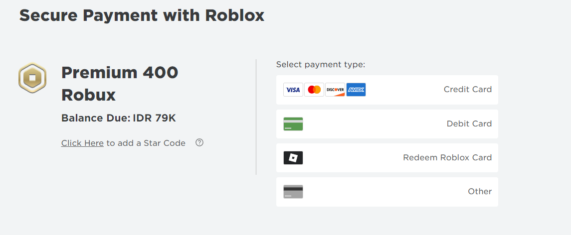 How To Buy 80 Robux On Pc Payment Method