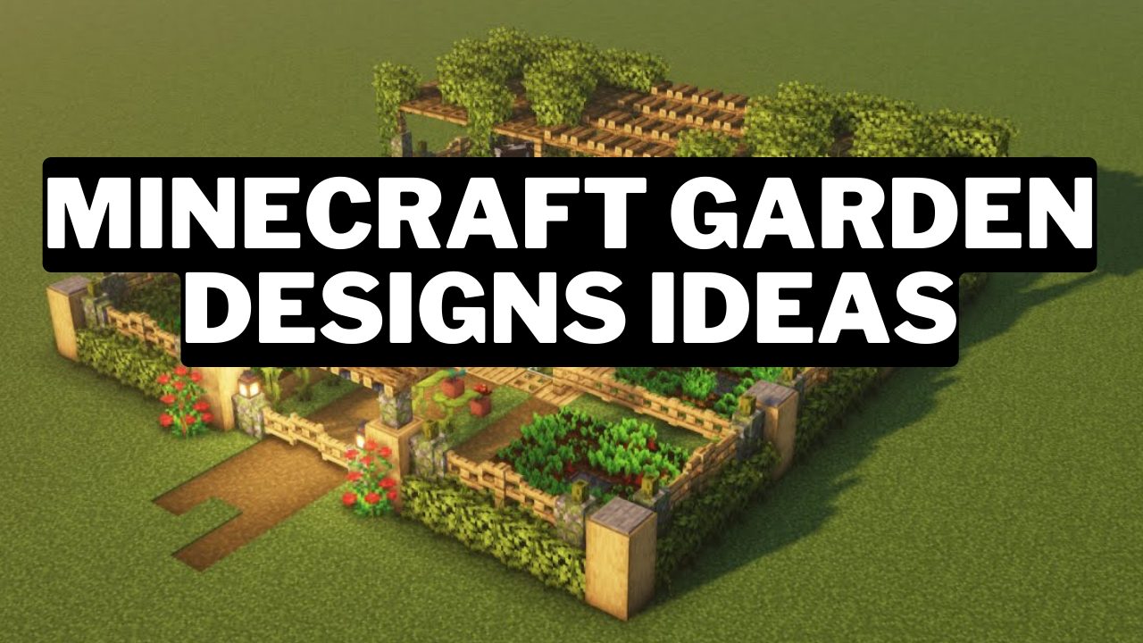 25+ Best Minecraft Garden Designs Ideas (2024) Gamerode