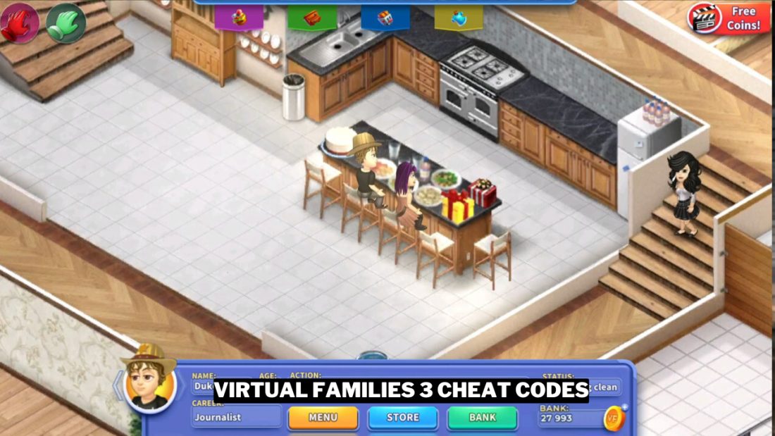 Virtual Families 3 Cheats Gamerode